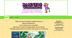 Desktop Screenshot of bannersunlimited.com